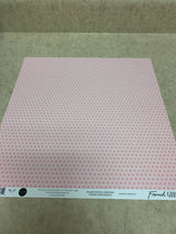 Fashionista Dresses - French Girl  - 12 x 12 - Scrapbook Paper