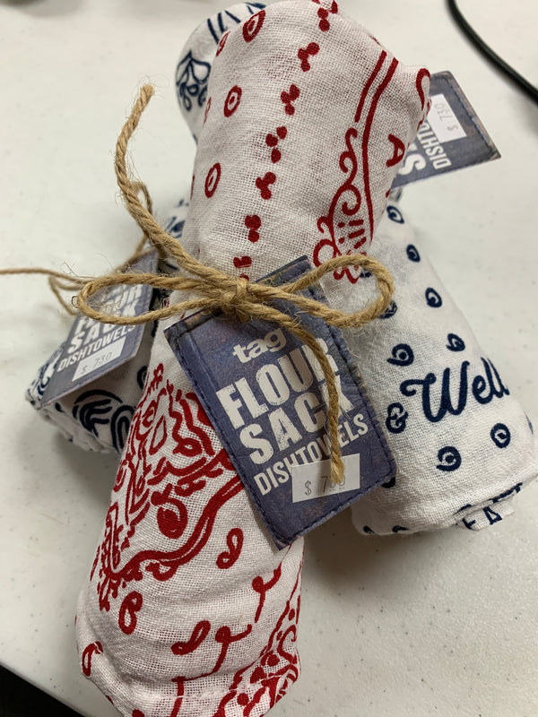 Bandana Flour Sack Dishtowel