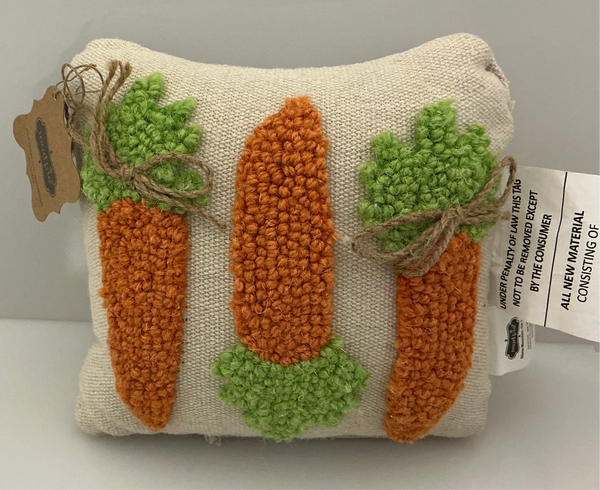 Carrot Mini Hook Pillow