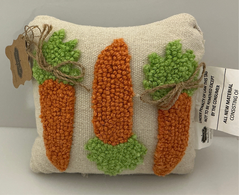 Carrot Mini Hook Pillow