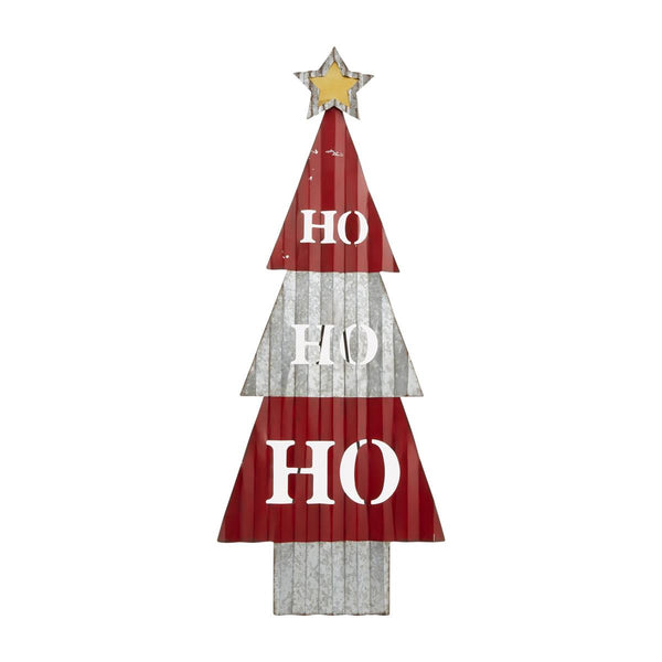 Tin Christmas Tree Easel - Large