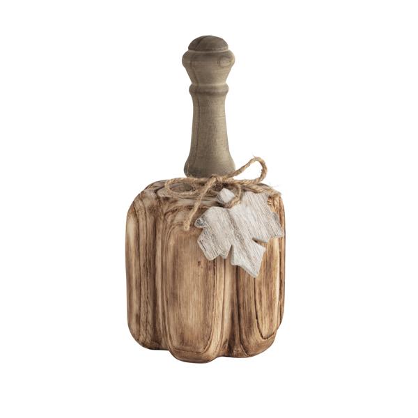 Small Wood Baluster Pumpkin