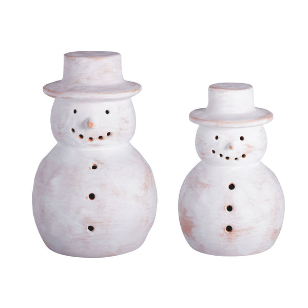 Terracotta Snowman - Large
