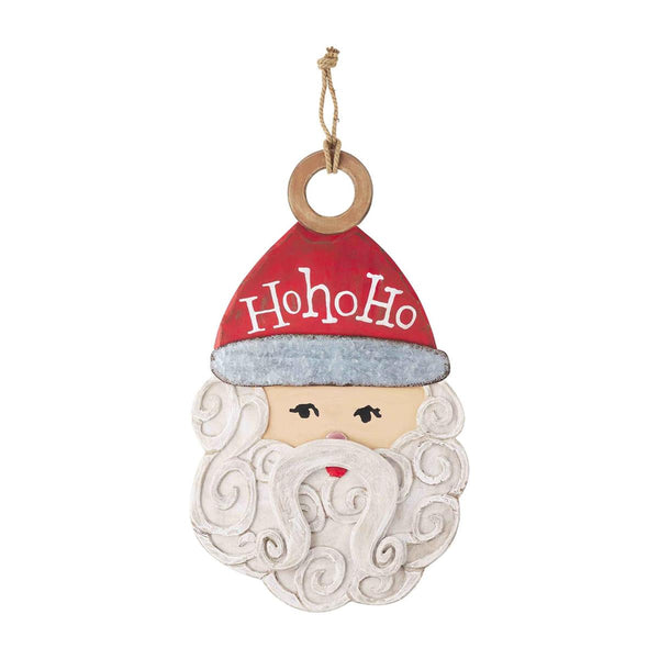 Wood Santa Door Hanger