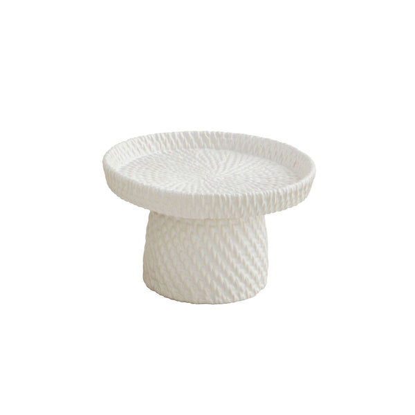 Small Woven Ceramic Pedestal