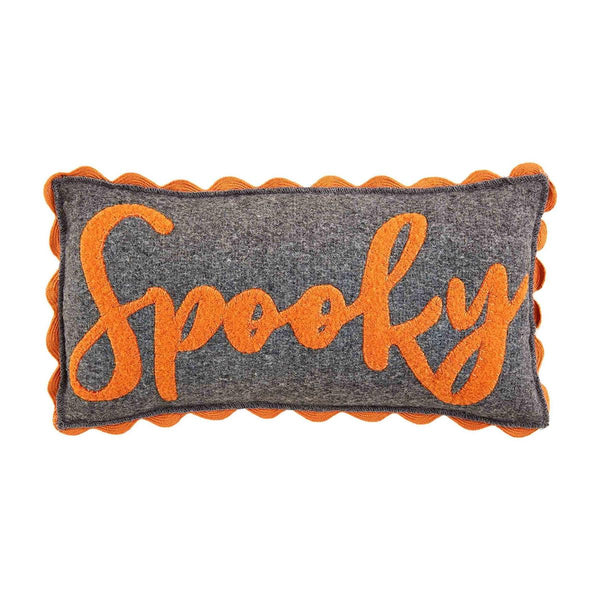 Spooky Felt Halloween Pillow