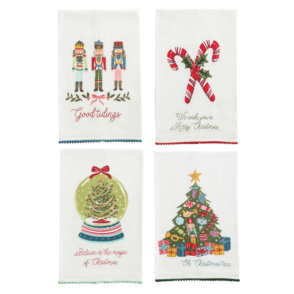 Believe In The Magic Of Christmas Snowglobe Printed Towel