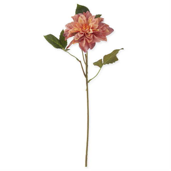 Orange Real Touch Dahlia Stem - 16 inch