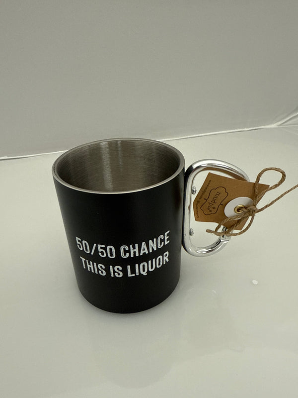 Black Carabiner Mug