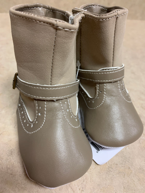 Beige Girl Boots - 12 - 18 month