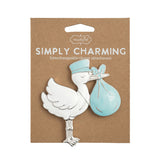 Baby Boy Charm - Simply Charming - Interchangeable Charm Attachment