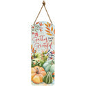 Harvest Pumpkin - Wall Plaque - 18"