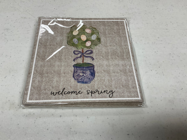Egg Topiary Napkin