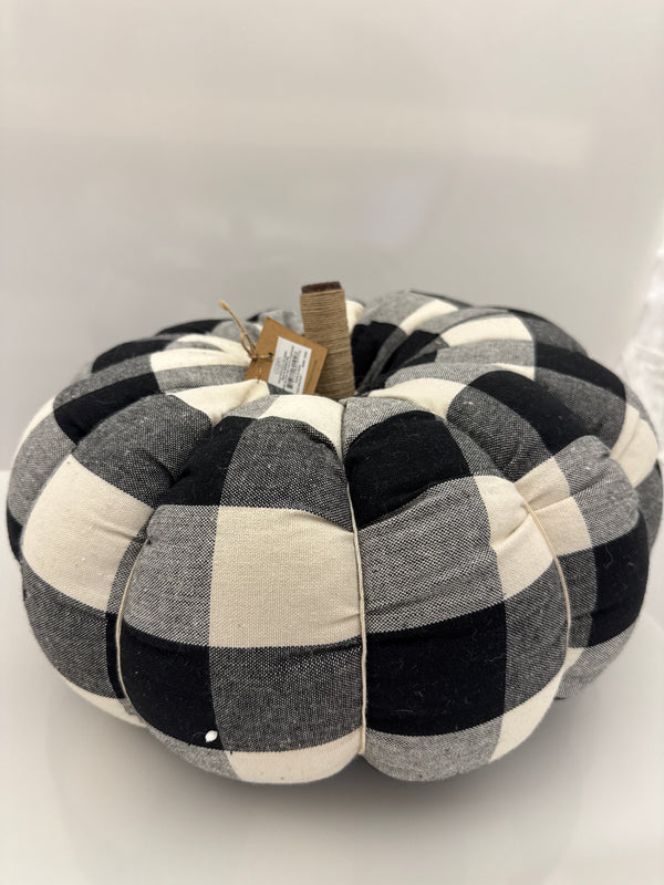 Large Black and White Pumpkins