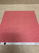 Boutiques In Paris - French Girl  - 12 x 12 - Scrapbook Paper