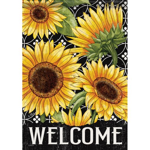 Welcome Sunflowers  - Garden Flag