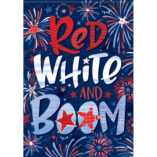 Red White and Boom - Garden Flag
