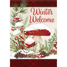 Mushroom Flag - Winter Mushroom