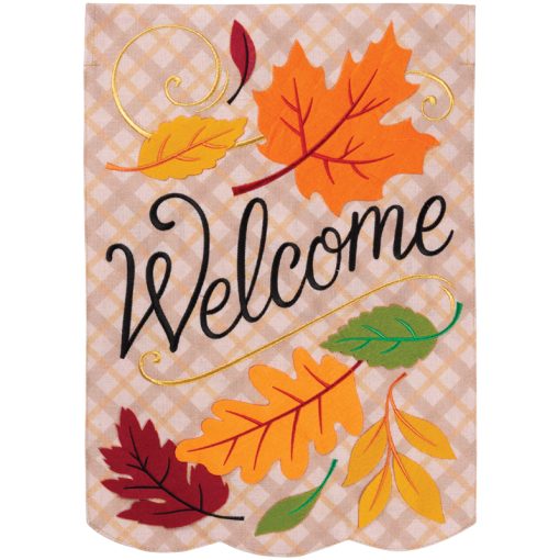 Welcome Leaves - Garden Flag