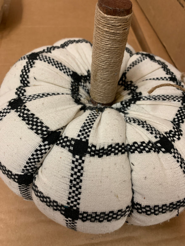 Small Black and White Pumpkin