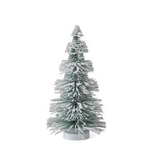 Flocked Bottle Brush Christmas Tree -  Medium