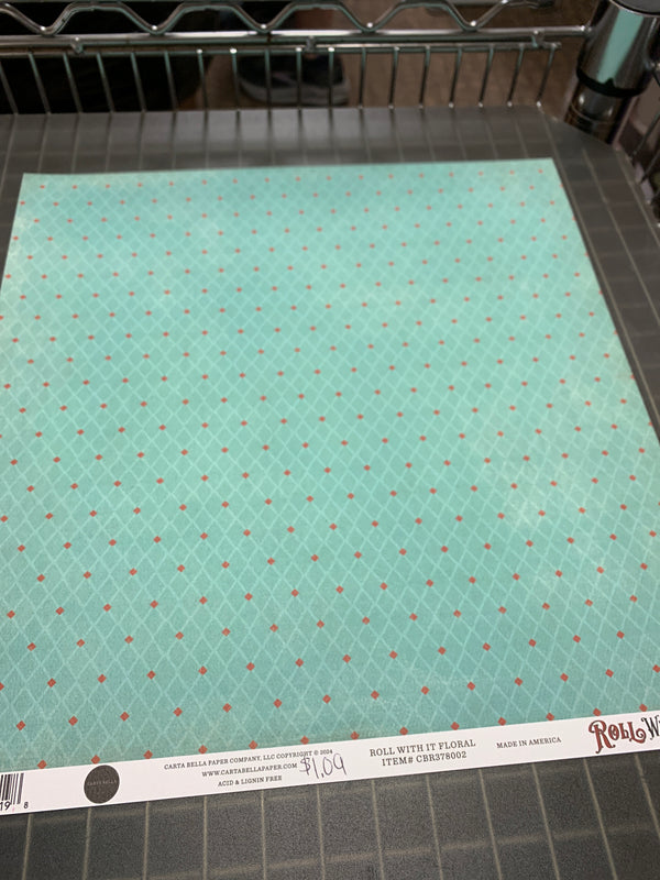 Roll With it Floral Paper