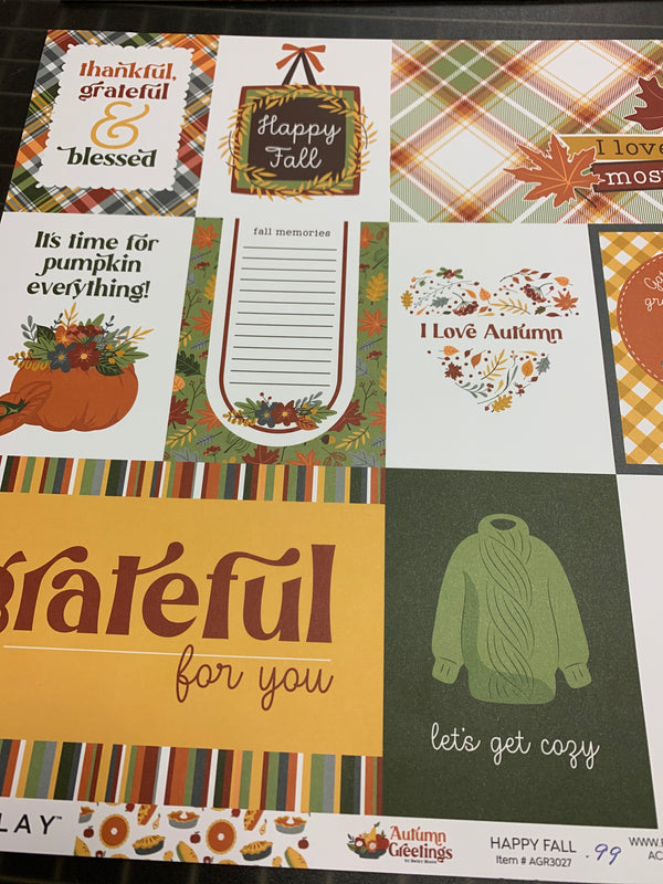 Happy Fall - Autumn Greeting
