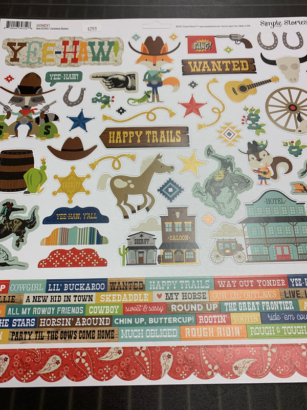 Howdy - Howdy Stickers