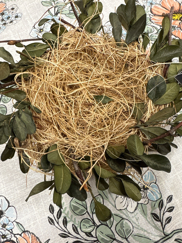 Boxwood & Grass Nest