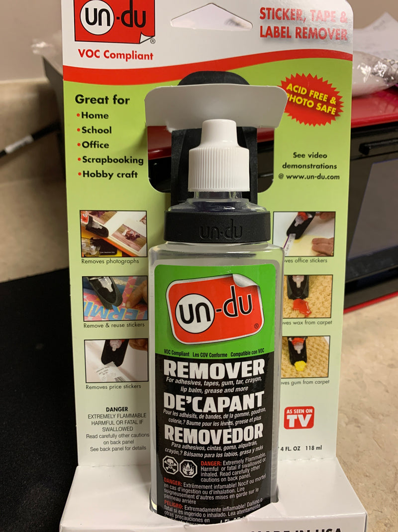 Un-Du Sticker, Tape and Label Remover