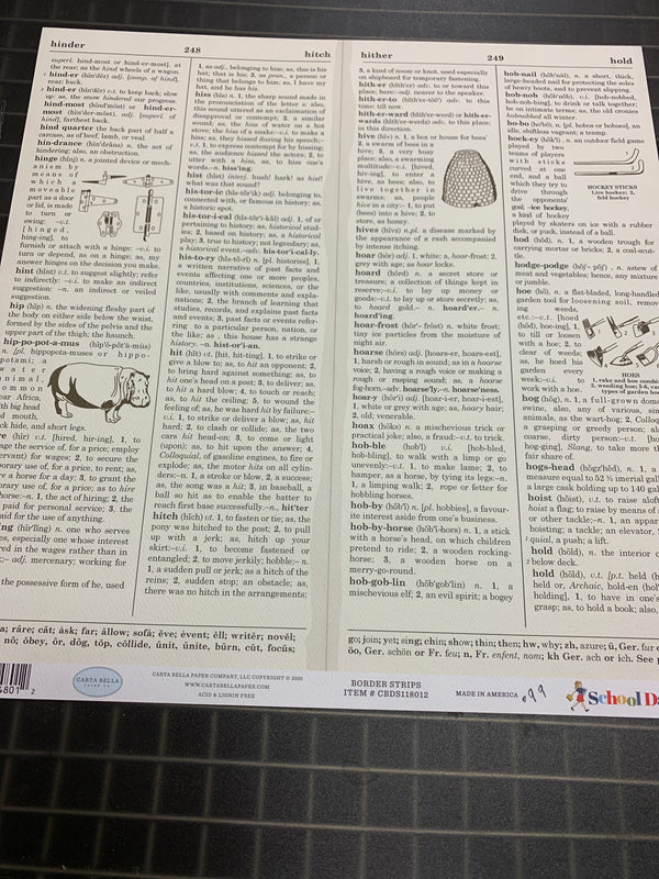 Borders Strips - School Days