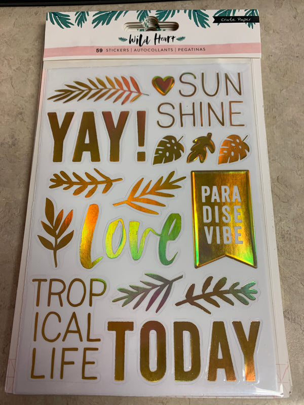 Wild Heart - Autocollants - Pegatinas  - 59 Stickers