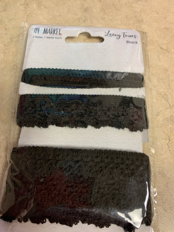 Black Lace - 3 Styles - 1 Meter Each