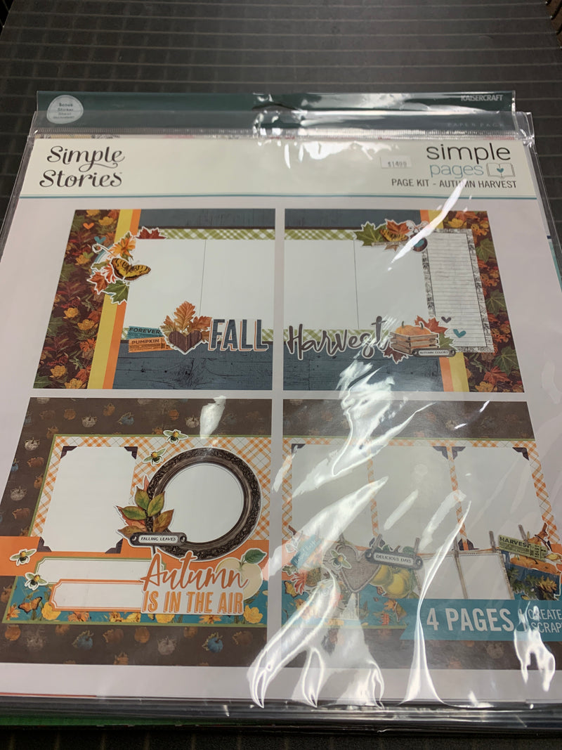 Autumn Harvest - Page Kit