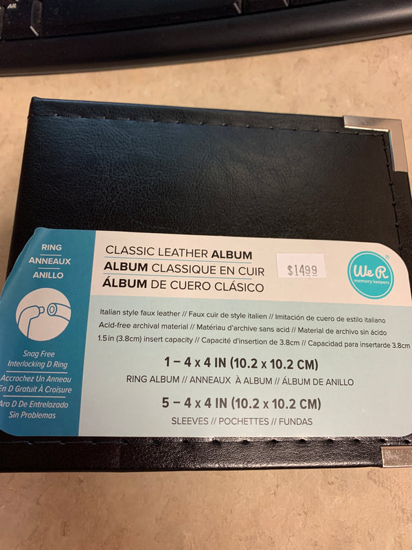 We R Memory Keepers Leather 2Ring Album