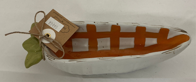 Stripe Carrot Candy Dish