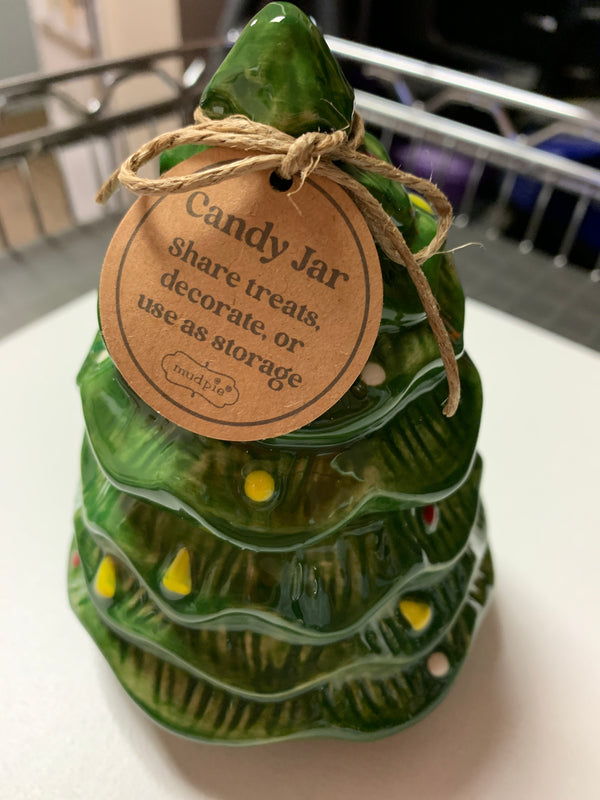 Tree Mini Xmas Candy Jar