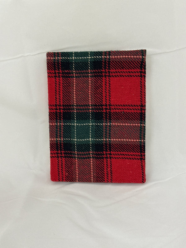 Large Red Tartan Plaid Journal