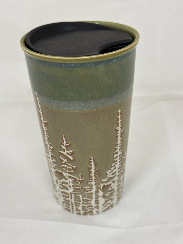 Wild Pine Trees Travel Mug