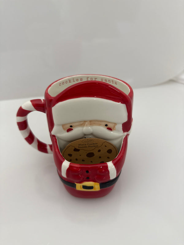 Santa Cookie Mug