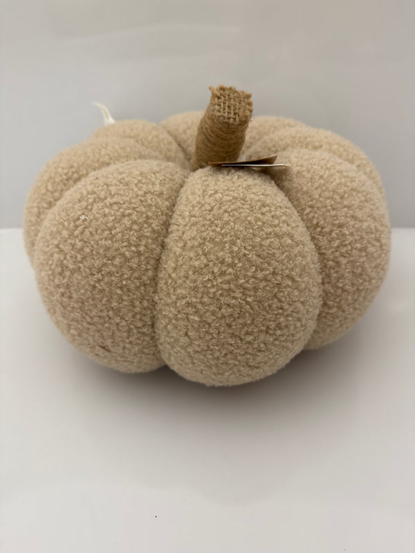 Large Shearling Pumpkin