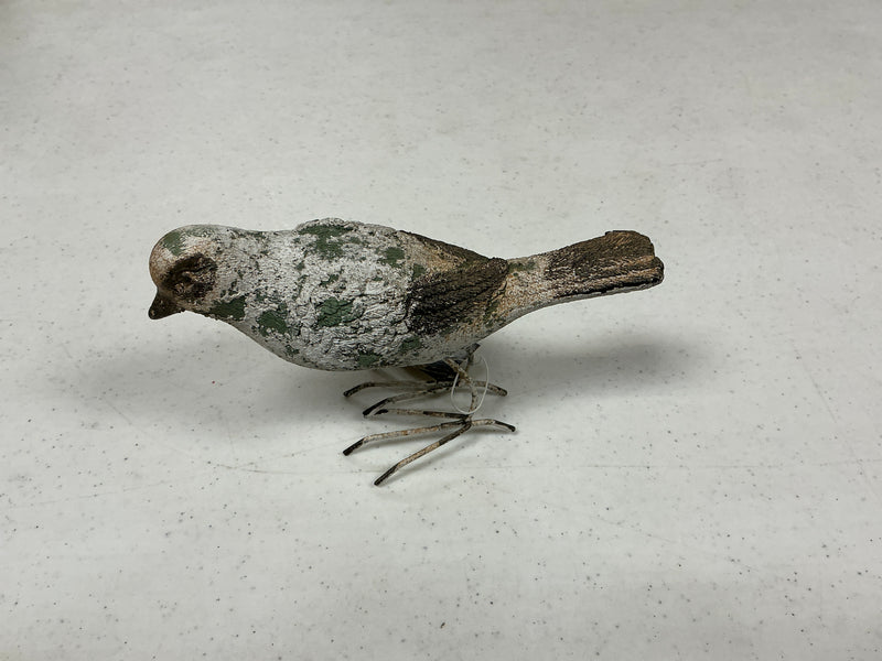Patina Resin Birds with Metal Feet - Assorted