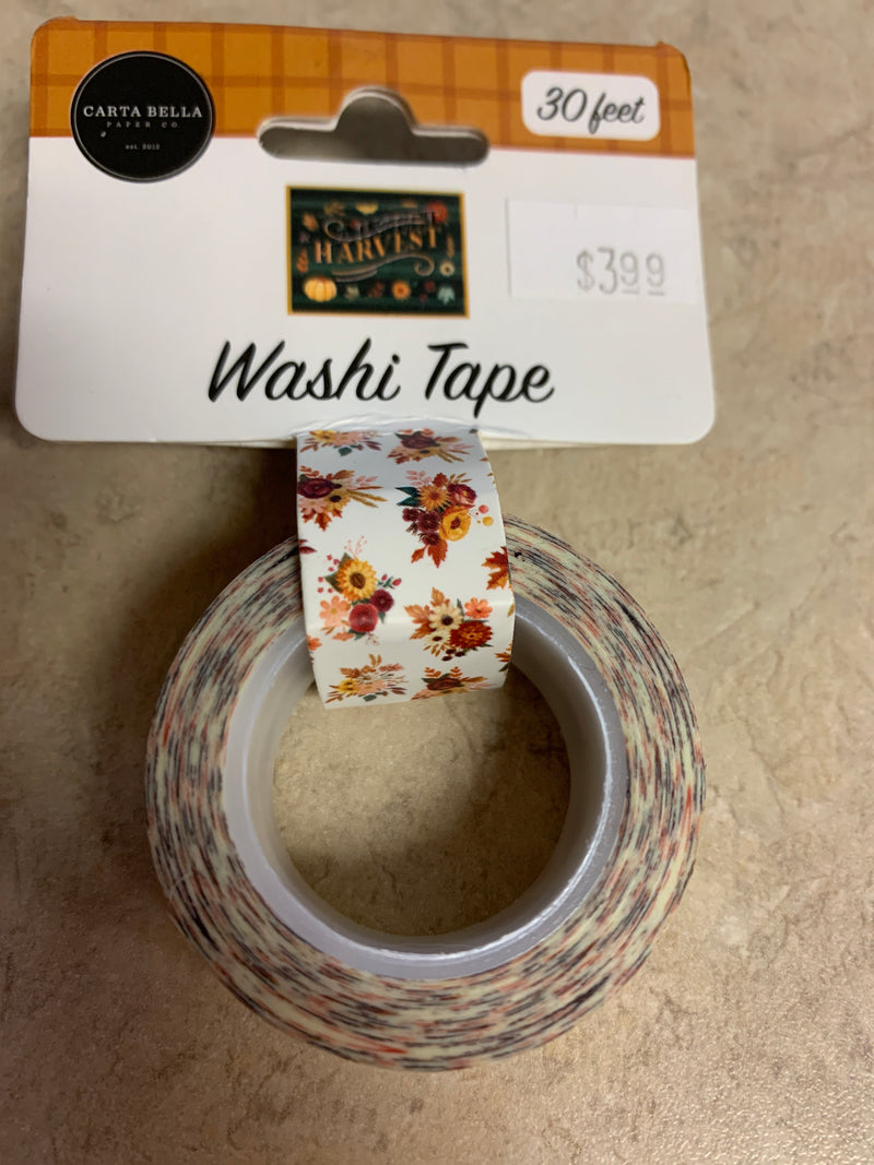 Fall Flowers -  Washi Tape