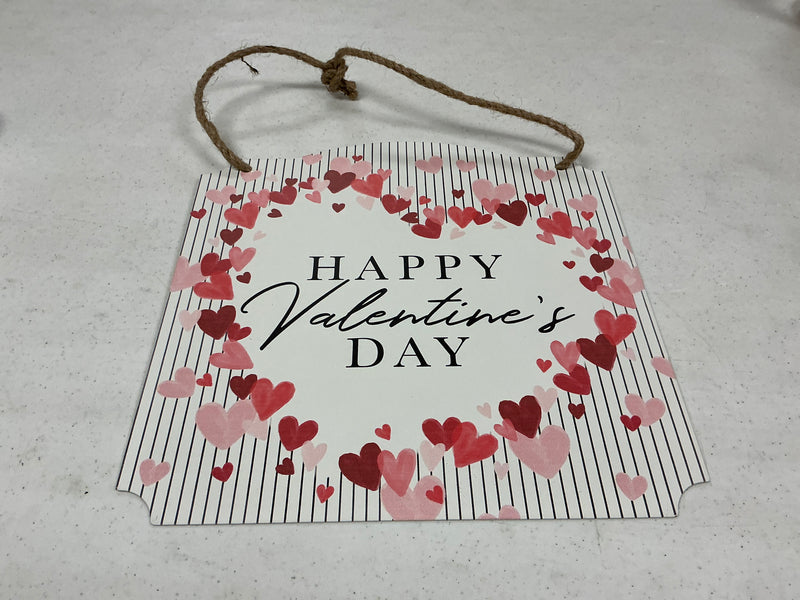 Happy Valentines Metal Sign