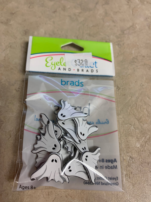 Ghosts Brads - 12 Count