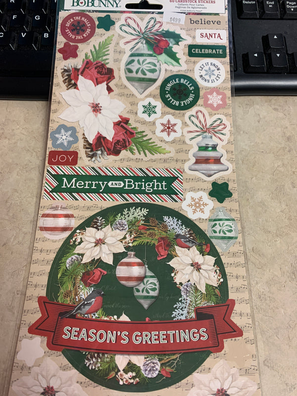 Joyful Christmas Stickers