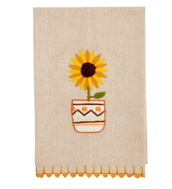 Single Sunflower Towel
