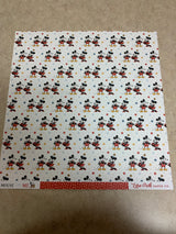 Mouse Sweethearts  - Mouse and Me - 12 x 12  - Scrapbook Paper