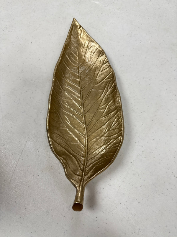 Long Leaf Platter - Antique Gold