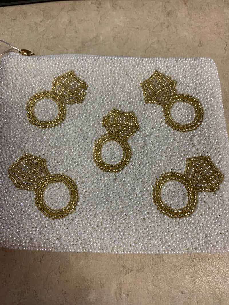 Bride Beaded Ring Case - GD - Bride
